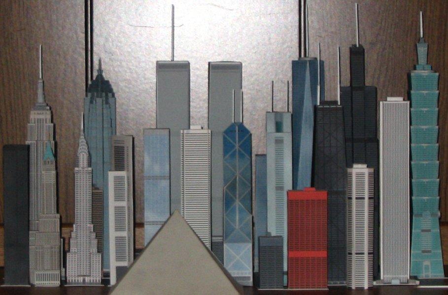 build-it-yourself model skyscrapers 